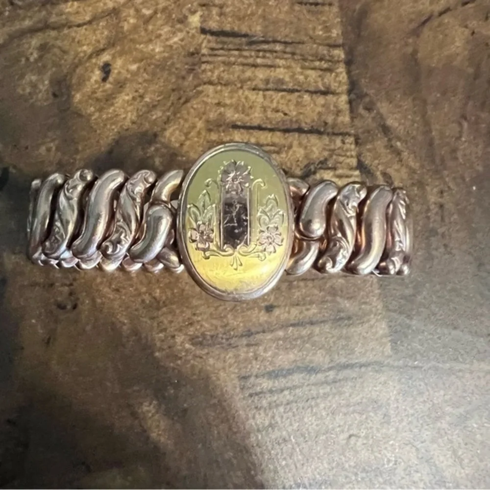 American Queen, Pitman & Keeler Expandable Child-Adult Engravable Bracelet EUC